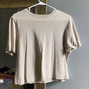Uniqlo Boxy Tan tee